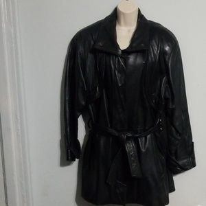 Miropa buttery soft genuine leather women's coat